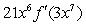 <strong>Find the derivative where f is an unspecified differentiable function. </strong> A) B) C) D)