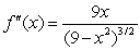<strong>Find the second derivative of the function. </strong> A) B) C) D)