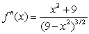<strong>Find the second derivative of the function. </strong> A) B) C) D)