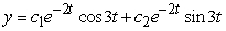 <strong>Identify the general solution of the the differential equation .</strong> A) B) C) D)