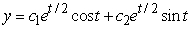<strong>Identify the general solution of the the differential equation .</strong> A) B) C) D)