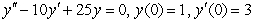 Solve the initial value problem.