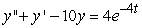 <strong>Find the general solution of , given the particular solution .</strong> A) B) C) D)