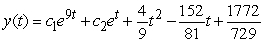 <strong>Find the general solution of , given the particular solution .</strong> A) B) C) D)