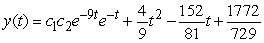 <strong>Find the general solution of , given the particular solution .</strong> A) B) C) D)