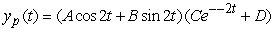 <strong>Identify the form of a particular solution to the equation .</strong> A) B) C) D)