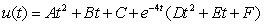 <strong>Determine the form of a particular solution of the equation. </strong> A) B) C) D)