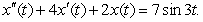 <strong>Suppose that the charge in a circuit satisfies the equation Find the gain of the circuit.</strong> A) B) C) D)