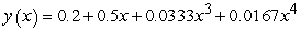 <strong>A second order differential equaiton can be arranged to the form , and one can find the third and higher derivatives of y by simply differentiating this equation. Since a Taylor series expansion of a function y(x) is , one can differentiate the rearranged second order differential equation to evaluate coefficients of the Taylor polynomial, if one is either given or can solve for the initial condition y(0) and y'(0). What does the fourth-degree Taylor polynomial look like for the solution to the equation if the initial conditions are ?</strong> A) B) C) D)