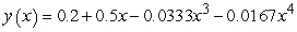 <strong>A second order differential equaiton can be arranged to the form , and one can find the third and higher derivatives of y by simply differentiating this equation. Since a Taylor series expansion of a function y(x) is , one can differentiate the rearranged second order differential equation to evaluate coefficients of the Taylor polynomial, if one is either given or can solve for the initial condition y(0) and y'(0). What does the fourth-degree Taylor polynomial look like for the solution to the equation if the initial conditions are ?</strong> A) B) C) D)
