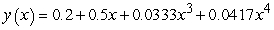 <strong>A second order differential equaiton can be arranged to the form , and one can find the third and higher derivatives of y by simply differentiating this equation. Since a Taylor series expansion of a function y(x) is , one can differentiate the rearranged second order differential equation to evaluate coefficients of the Taylor polynomial, if one is either given or can solve for the initial condition y(0) and y'(0). What does the fourth-degree Taylor polynomial look like for the solution to the equation if the initial conditions are ?</strong> A) B) C) D)