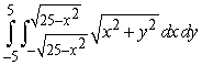 <strong>Evaluate by converting to polar coordinates.</strong> A) B) C) D)