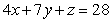 <strong>Find the surface area of the portion of the surface in the first octant.</strong> A) B) C) D)