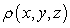 <strong>Find the center of mass of the solid with density and the given shape. ,</strong> A) B) C) D)