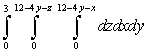 <strong>Rewrite the iterated integral by iterating in the order </strong> A) B) C) D)