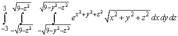 <strong>Evaluate the iterated integral by changing coordinate systems.</strong> A) B) C) D)