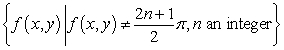 <strong>Describe the range of the function. </strong> A) B) C) D)
