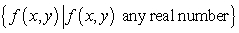 <strong>Describe the range of the function. </strong> A) B) C) D)