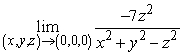 Show that the limit does not exist.