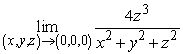 Show that the indicated limit exists.