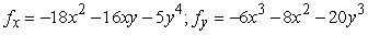 <strong>Find all first-order partial derivatives. </strong> A) B) C) D)