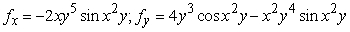 <strong>Find all first-order partial derivatives. </strong> A) B) C) D)