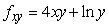 <strong>Find the indicated partial derivative. </strong> A) B) C) D)