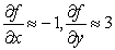 <strong>Use the contour plot to estimate and at the origin. </strong> A) B) C) D)