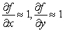 <strong>Use the contour plot to estimate and at the origin. </strong> A) B) C) D)