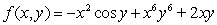 <strong>Find a function with the given properties. </strong> A) B) C) D)