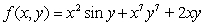 <strong>Find a function with the given properties. </strong> A) B) C) D)