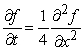 Show that the function satisfies the diffusion equation .
