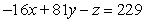 <strong>Find an equation for the tangent plane at the given point. </strong> A) B) C) D)