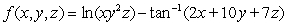 <strong>Find the total differential of .</strong> A) B) C) D)