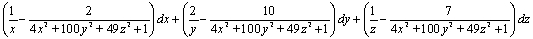 <strong>Find the total differential of .</strong> A) B) C) D)