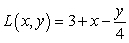 <strong>Use the given contour plot to estimate the linear approximation of at . Assume each contour line represents a 1 unit increase from left to right with the left-most contour line corresponding to a value of 1. </strong> A) B) C) D)