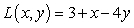 <strong>Use the given contour plot to estimate the linear approximation of at . Assume each contour line represents a 1 unit increase from left to right with the left-most contour line corresponding to a value of 1. </strong> A) B) C) D)