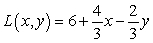 <strong>Use the given contour plot to estimate the linear approximation of at . </strong> A) B) C) D)