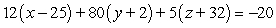 <strong>Find an equation of the tangent plane to the parametric surface at the indicated point. S is defined by ; at u = -4 and v = -2</strong> A) B) C) D)