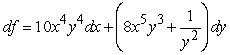 <strong>Find the total differential of . </strong> A) B) C) D)