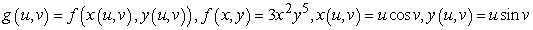 <strong>Use the chain rule to find the indicated derivative. , where </strong> A) B) C) D)