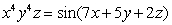 Use implicit differentiation to find and Assume that the equation defines z as a differentiable function near each