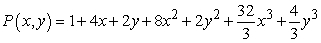 <strong>Write out the third-order Taylor polynomial for about (0,0).</strong> A) B) C) D)