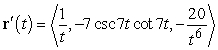 <strong>Find the derivative of the given vector-valued function. </strong> A) B) C) D)