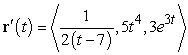 <strong>Find the derivative of the given vector-valued function. </strong> A) B) C) D)