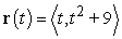 <strong>Find t such that and are perpendicular. </strong> A) B) t = 0 C) D) The vectors and are not perpendicular for any value of t.