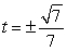 <strong>Find all values of t such that is parallel to the xy-plane. </strong> A) B) C) D)