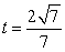 <strong>Find all values of t such that is parallel to the xy-plane. </strong> A) B) C) D)