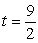 <strong>Find all values of t such that is parallel to the xy-plane. </strong> A) B) C) D) is not parallel to the xy-plane for any real value of t