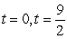 <strong>Find all values of t such that is parallel to the xy-plane. </strong> A) B) C) D) is not parallel to the xy-plane for any real value of t